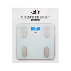Kolin 歌林 健康管理藍芽體重計, KW-MN12BT, 單色, 1個