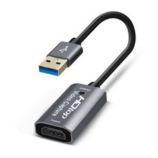 에이치디탑 USB3.0 TO HDMI 4K 60Hz 영상편집 캡쳐보드 15CM, HT-3C009