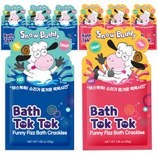 Snow Buddy Bath Tok Tok發聲入浴劑 無香 2款 各2包組, 2組, 120g