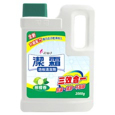 潔霜 地板清潔劑 檸檬香, 2kg, 1瓶