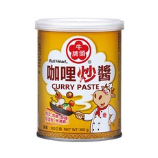 牛頭牌 咖哩炒醬 360公克, 嚴選上等咖哩粉, 香氣持久, 口感濃郁, 不添加防腐劑、人工色素, 360g, 1罐