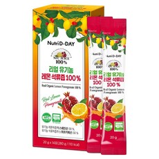 뉴트리디데이 리얼 NFC 유기농 레몬석류즙 100% 14p, 280g, 1개