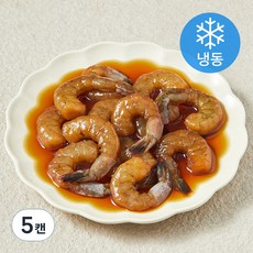 셰프애찬 왕큰 깐새우장 (냉동), 400g, 5캔