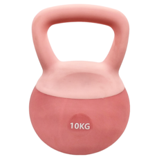 彩色軟壺鈴, 粉色10kg, 居家健身/瑜珈訓練適用, 粉色, 10kg, 1個