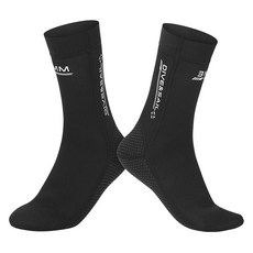 DIVE & SAIL River Fox 浮潛肌膚水肺自由潛水襪, 235, 黑色
