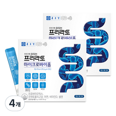 종근당 프리락토 마이크로바이옴 신바이오틱스 유산균 30포, 150g, 4개