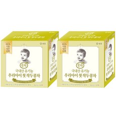 순작 유기농 우리아이 첫 작두콩차, 혼합맛(작두콩/보리), 30g, 2개