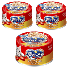 유니참긴노스푼 고양이 간식캔, 70g, 3개 70g, 3개