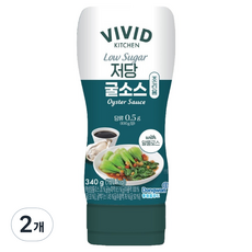 VIVID KITCHEN 料理用低糖蠔油, 2個, 340g