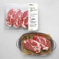 모아미트 캐나다산 보리먹인 암퇘지 통목살 에어프라이어용 (냉장), 1kg, 1개