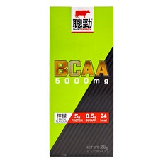 RED COW 紅牛 聰勁即溶BCAA 5000mg 檸檬口味, 26g, 1盒