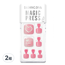 DASHING DIVA 足部美甲貼片 Set 24片, Love Joy, 2組