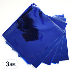 彩色包裝紙 藍色 50個入*5包, 23 x 25 厘米, 3套
