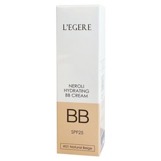 L'EGERE 橙花原液保濕BB霜 SPF25 #01 自然色，潤色遮瑕, 保濕提亮, 毛孔隱形, 物理防曬, #01自然, 35ml, 1條