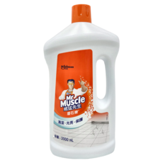 Mr Muscle 威猛先生 愛地潔磨石樂, 清潔, 光亮, 保護, 2000mL, 2L, 1桶