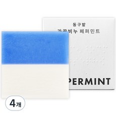 동구밭 가꿈비누 페퍼민트, 120g, 4개