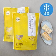 창억 부드럽고 쫄깃한 호박인절미 (냉동), 500g, 2팩