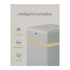 方型感應消毒機, 智能加濕器, 600ml大容量, 12小時持續加濕, USB充電, 白色, 1個