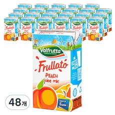 발프루타 복숭아 믹스 주스, 48개, 125ml