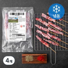 고메 호주산 프리미엄 양갈빗살 꼬치 구이용 (냉동), 200g, 4개