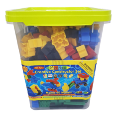 Morphun 積木 Creative 創意構造 Set, 300pcs, 適用年齡: 4歲以上, 1盒, Multicolor