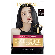 로레알파리 NEW 엑셀랑스 크림, 1호 쿨블랙, 1개