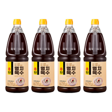 몽고식품 멸치육수, 1.8L, 4개