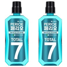 페리오 토탈 7 가글 구강청결제 스트롱민트, 760ml, 2개 구강/면도