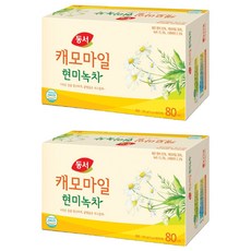 동서 캐모마일 현미녹차, 1.5g, 80개입, 2개