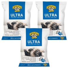 DR.ELSEY'S 艾爾博士 ULTRA 強力除臭貓砂, 99.9%無粉塵, 低殘留, 高效凝結, 強力除臭, 40lb, 3包