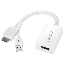 넥스트 HDMI to 디스플레이 포트 변환 아답터 NEXT-2420HDP, 1개