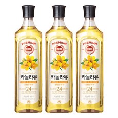 해표 카놀라유, 900ml, 3개