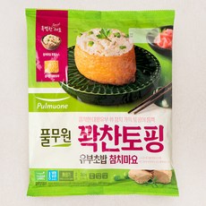 풀무원 꽉찬토핑 대왕 유부초밥 참치마요, 265g, 1개