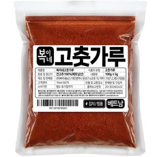 복이네먹거리 베트남 중간굵기 고춧가루 매운맛 청양 김치 찜용, 100g, 1개