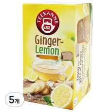 티칸 진저 레몬 티백, 1.75g, 20개입, 5개