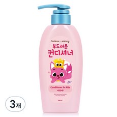베비언스 핑크퐁 부드러운 컨디셔너 자몽릴리향, 380ml, 3개