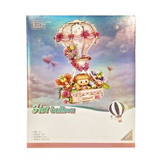 LoZ 積木玩具, 4114 櫻花熱氣球, 1盒