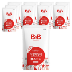B&B 奶瓶清潔液補充包, 500ml, 10包