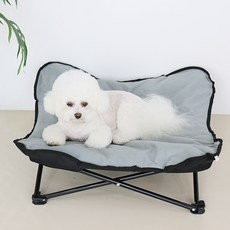 Inmuse Premium Camping Dog Hammock Low Cheer House, 灰色