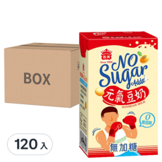 義美 元氣無糖豆奶, 250ml, 120入