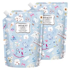 부케가르니 딥퍼퓸 섬유유연제 베이비파우더향 리필, 2L, 2개 2000ml, 2개