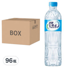 Super Supau 舒跑 天然水, 南投埔里水源, 減塑瓶身設計, 輕巧單瓶裝, 600ml, 96瓶