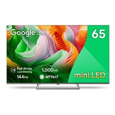 더함 4K UHD QLED 스마트 144Hz 로컬디밍 돌비 AI 구글3 게이밍 TV, UA651MINILED SMART CINEMA144 24C1, 방문설치, 스탠드형, 165cm(65인치) UA651MINILED SMART CINEMA144 24C1, 방문설치, 스탠드형, 165cm(65인치)