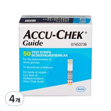 Accu-Chek 羅氏 Guide血糖測量紙, 4個, 50件