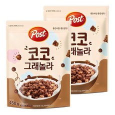 Post 可可格蘭諾拉麥片, 450g, 2包
