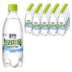 브리지톡 풀무원 스파클링 플레인, 500ml, 20개
