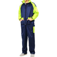 TDN RACING 風行競速 風雨衣 兩件式套裝 海軍藍, 2XL