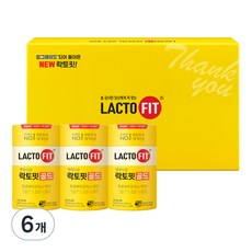 락토핏 골드 유산균 선물세트, 50회분, 100g, 6개