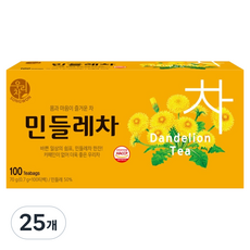 우리차 민들레차, 700mg, 100개입, 25개