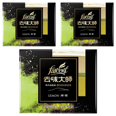 去味大師 車用消臭易 檸檬薄荷, 120g, 3個